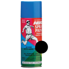 Краска ABRO Spray Paint высокотемпературная, черный, 473 мл