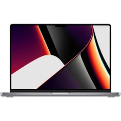 14.2" Ноутбук Apple Macbook Pro Late 2021 (3024×1964, Apple M1 Pro, RAM 16 ГБ, SSD 1 ТБ, Apple graphics 16-core), MKGQ3RU/A, серый космос