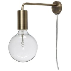 Лампа настенная cool, античная латунь, матовая Frandsen