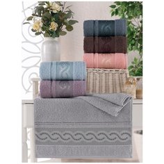 Полотенце "PHILIPPUS" Хлопок (6 шт); арт: 11595; Размер: 70 х 140 (6шт)