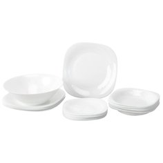 Столовый сервиз Luminarc Carine N2185, 6 персон, 19 предм., белый