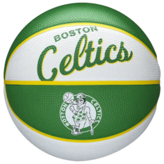 Баскетбольный мяч Wilson Team Retro mini Boston Celtics, р. 3 зелeный