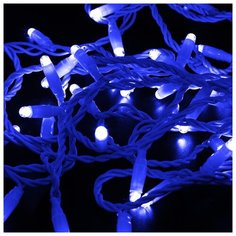 Гирлянда NEON-NIGHT Нить 10м, с эффектом мерцания,Синий, 100 LED