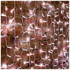 Гирлянда NEON-NIGHT Дождь, 235-155-6, 200 х 300 см, 448 ламп, белый/прозрачный провод