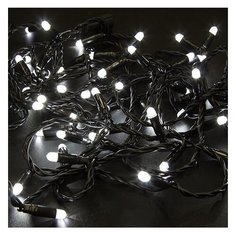Гирлянда NEON-NIGHT Нить, 305-175, 1000 см, 100 ламп, белый/черный провод