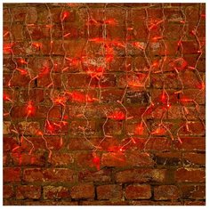 Гирлянда NEON-NIGHT 235-112, 200 х 150 см, 360 ламп, красный/белый провод