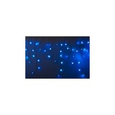 Гирлянда "Neon-Night. Айсикл", светодиодная, 4,8х0,6 м, белый провод, 230 В, диоды синие, 176 LED