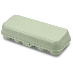 Контейнер для хранения яиц eggs to go organic зеленый Koziol