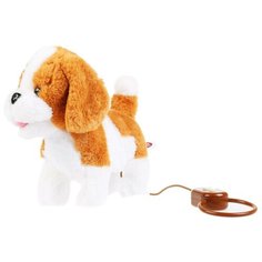 Интерактивная мягкая игрушка Мой питомец щенок Риччи, белый/коричневый