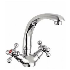 Смеситель для кухни LEDEME литой излив большой корпус крест керамика силумин L4408