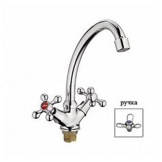 Смеситель для кухни LEDEME керамика гайка L5912