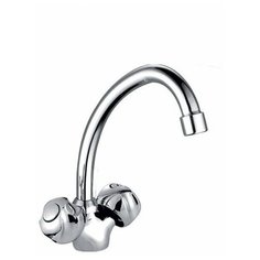 Смеситель для кухни LEDEME литой излив с гайкой керамика L4226-2