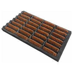 Коврик придверный резиновый с кокосом Shahintex BRUSH 02 45x75см