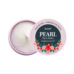 Koelf Патчи гидрогелевые с маслом ши - Pearl&shea butter eye patch, 60шт