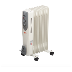 Обогреватель масляный КМ 1500 Вт 7 секций с сушилкой 20м2