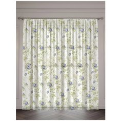 Тюль ТД "Текстиль" Гортензия 300*270 синий