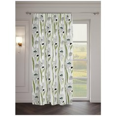 Портьера ТД "Текстиль" Флора 200*270 зел