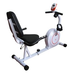 Горизонтальный велотренажер DFC B504RWO, белый