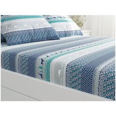 Простынь Сказка "Лапландия" 240х215 см евро