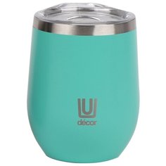 Термокружка WINE&COFFEE нержавеющая сталь, вакуумная изоляция 350мл, мятный Decor