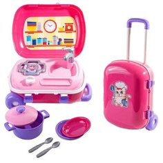 Technok Toys Кухня в чемодане с набором посуды ТехноК