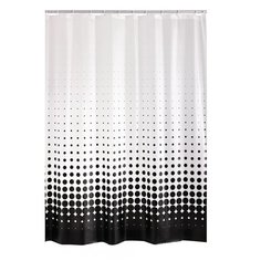 Штора для ванных комнат Blacky черный 240*180 Ridder