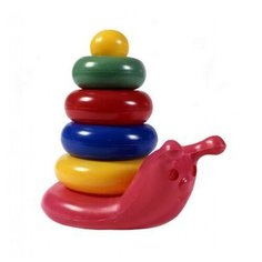 Пирамида Строим вместе счастливое детство 26см Улитка огромная