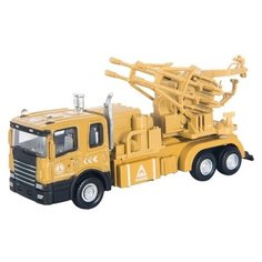 Машинка Autogrand "MILITARY TRANSPORTER" с зенитной установкой 1:48 34135