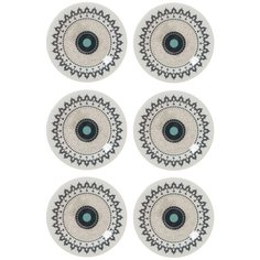 Набор тарелок, Тарелка десертная Луньер, Luminarc, 6 штук, диаметр 19см