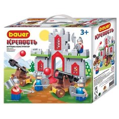Детская развивающая игрушка конструктор Bauer Конструктор Серия "Крепость" Катапульта и Пушка " 3+ Бауэр