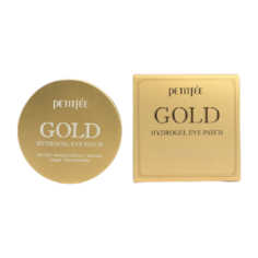 Petitfee Патчи гидрогелевые для глаз с золотым комплексом +5 Gold hydrogel eye patch, 60шт