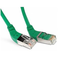 Патч-корд Hyperline FUTP угловой, экранированный, Cat.5e (100% Fluke Component Tested), LSZH, 3 м, зеленый