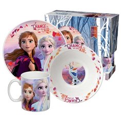 Подарочный набор посуды для детей из фарфора 3 предмета ND Play