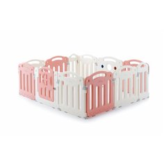 Манеж Unix Line Classic PPCL10 розовый/белый