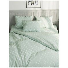 Постельное белье Milky Garden "Nicol" семейное Наволочка 70х70 см 2 шт Простынь на резинке 160х200 см Пододеяльник 145х215 см(2шт)