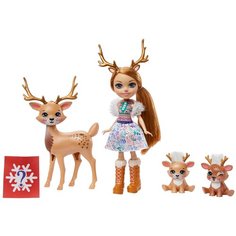 Кукла Enchantimals Reindeer Family Рейни Северная Оленни и семья, 15 см, GNP17