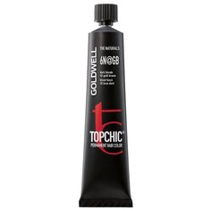 Goldwell Topchic стойкая крем-краска для волос, 6N@GB тёмный блонд с золотисто-бежевым сиянием (золотая кора), 60 мл