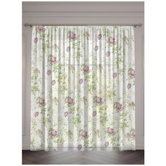 Тюль ТД "Текстиль" Гортензия 300*270 розовая