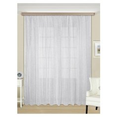 Тюль ТД Текстиль турин 300х270см серебристо-белый