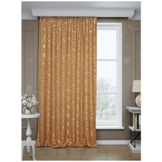 Портьера ТД Текстиль АНДЫ 200*260 оранжевый