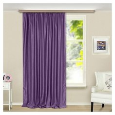 Портьера ТД Текстиль альгар 200х270см сливовый