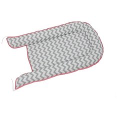 Бортик - гнездышко детский Polini "Зигзаг" (цвет: розовый)