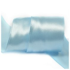 Лента атласная "IDEAL", 2", 50 мм (цвет: 3105, голубой), 27,4 м
