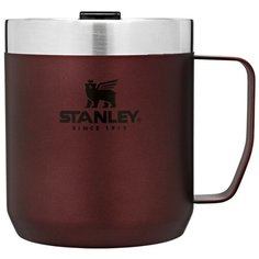 Термокружка с ручкой STANLEY Classic 0.35L Бордовая