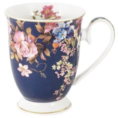 Кружка Anna Lafarg "Rosarium", 0.325 л, синий, в подарочной упаковке (AL-1584-B-HSB-P4)