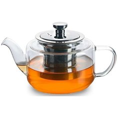 Tima Стеклянный заварочный чайник Мята 1.5 л с ситом из нерж. стали - Tima