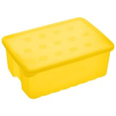 Контейнер для карандашей "Альтернатива", цвет: желтый, 22 см х 15,5 см х 8,5 см Alternativa