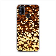 Силиконовый чехол "Новогодняя гирлянда" на Samsung Galaxy M31 / Самсунг Галакси М31 Case Place