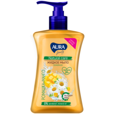 Мыло жидкое Aura Family семейное ромашка и манго, 250 мл