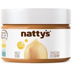 Арахисовая паста Creamy, 250 г Nattys